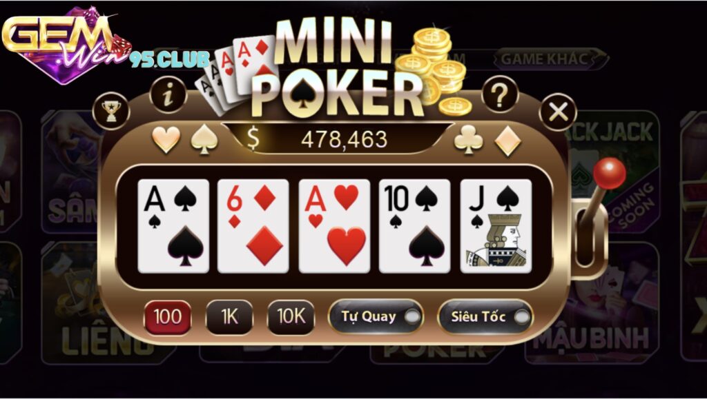 Mini poker là gì? Anh em game thủ nên tìm hiểu